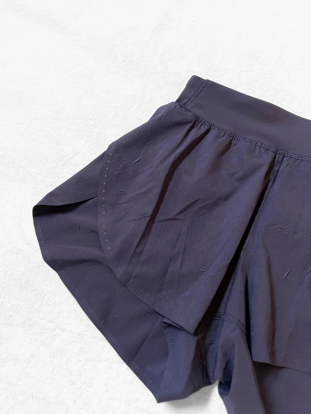 NWT Lululemon Fast and Free HR Split Short 3” Crinkle – Atmospheric Purple – XS